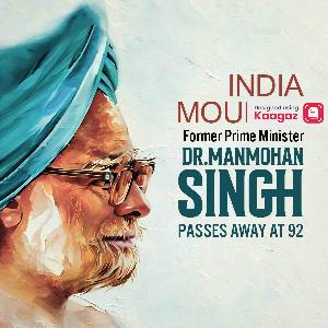 Dr. Manmohan Singh Punyatithi Posters whatsapp status